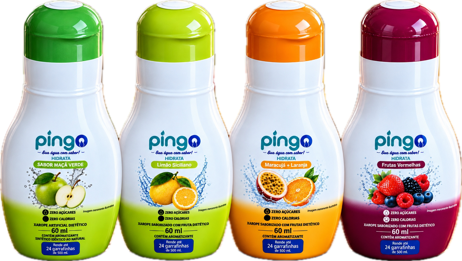 Kit Pingo com os 4 sabores